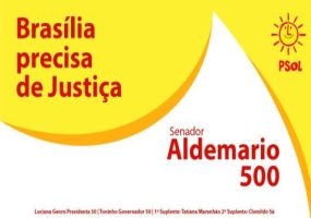 Material de campanha. CartÃ£o de visita