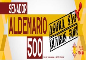 Material de campanha. Adesivo de carro